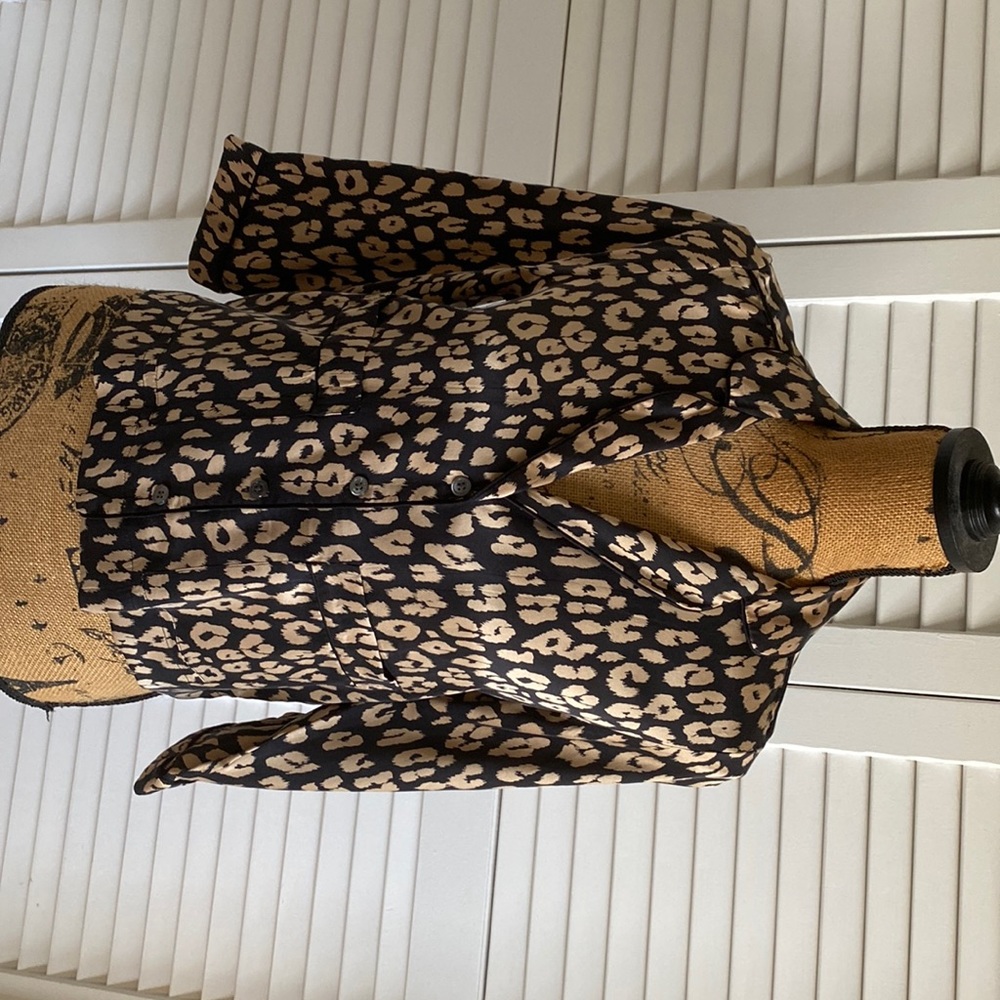 Equipment by Kate Moss pajama style silk blouse.